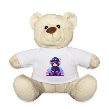 Le jeu est ma vie - Nounours - blanc - Devant