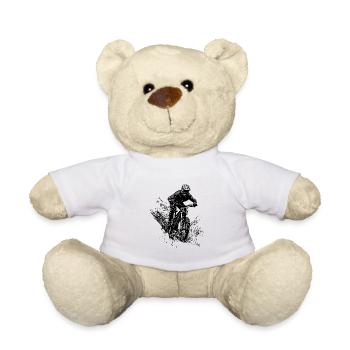Schlamm Mountainbiker Outdoor Abfahrt - Teddy - Weiß - Vorne
