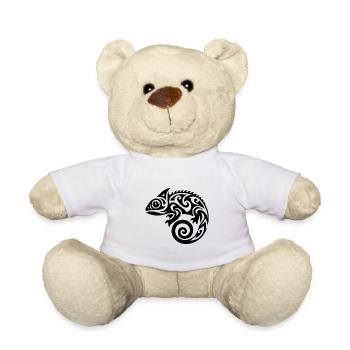 Pretty little chameleon tattoo - Teddy Bear - white - Front