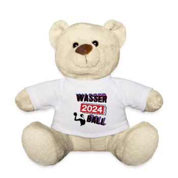 Wasserball Spielerin Team Turnier Mannschaft 2024 - Teddy - Weiß - Vorne
