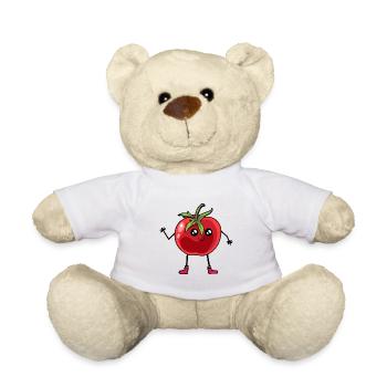 Tomato Tomato Cook Cook Cooks - Teddy Bear - white - Front