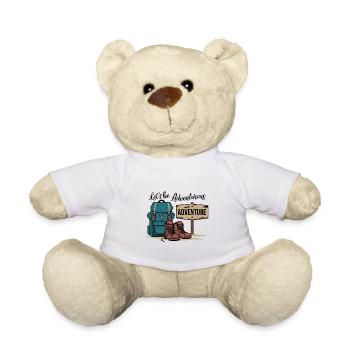 Lass uns abenteuerlich sein. - Teddy - Weiß - Vorne