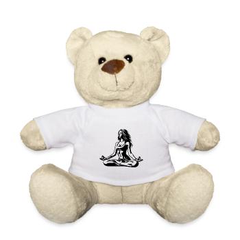 Yoga Lehrerin bei Meditation für die Seele - Teddy - Weiß - Vorne