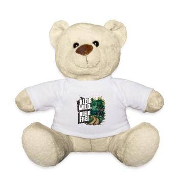 Bleib wild, bleib frei - Teddy - Weiß - Vorne