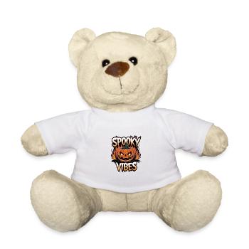 Spooky Jack-o'-lantern – Spooky Vibes - Teddy Bear - white - Front