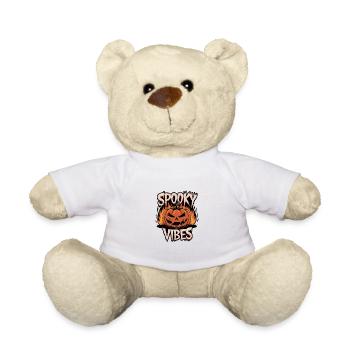 Spooky Jack-o'-lantern – Spooky Vibes - Teddy Bear - white - Front