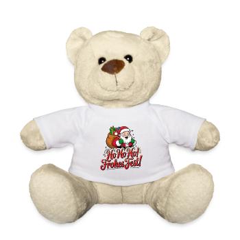 Père Noël – Ho Ho Ho ! Joyeux Noël - Nounours - blanc - Devant