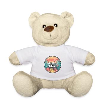 Keep It Coral – Korallenriff Retten, Meeresschutz - Teddy - Weiß - Vorne
