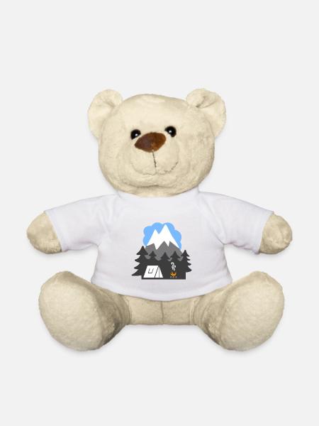 NATURE TENTS MOUNTAINS HEAVEN - Teddy Bear - white