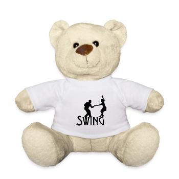 Paar, das Swing tanzt - Teddy - Weiß - Vorne