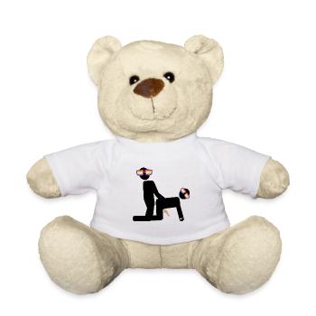Schwuler Sex - Teddy - Weiß - Vorne