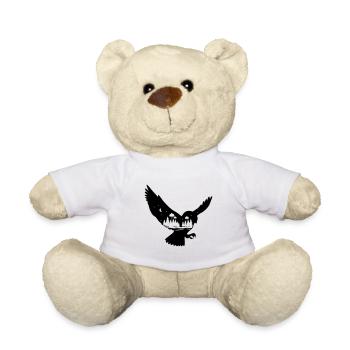 AIGLE OISEAUX DE PROIE OISEAUX NATURE FORÊTS FORÊTS MOTIF ANIMAL - Nounours - blanc - Devant