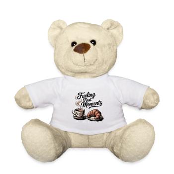 Fueling First Moments – Coffee & Croissant - Teddy - Weiß - Vorne