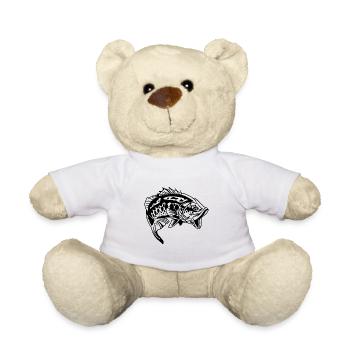 Pêche pêche pêche - Nounours - blanc - Devant