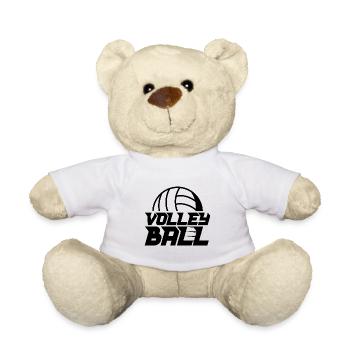 Volleyball Beach Volleyball Player Volleyball Player - Teddy Bear - white - Front
