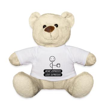 More Espresso | Coffee, cappuccino - Teddy Bear - white - Front