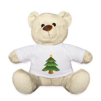 Fir tree - Teddy Bear - white - Front