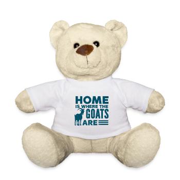 Goat - Buck - Goat - Farm - Zoo - Holiday - Teddy Bear - white - Front