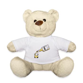 Whisky Alkohol - Teddy - Weiß - Vorne