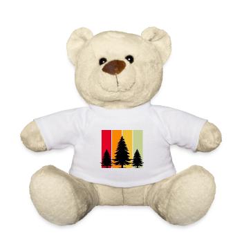Camping Zelten Natur Freiheit Urlaub Ferien - Teddy - Weiß - Vorne