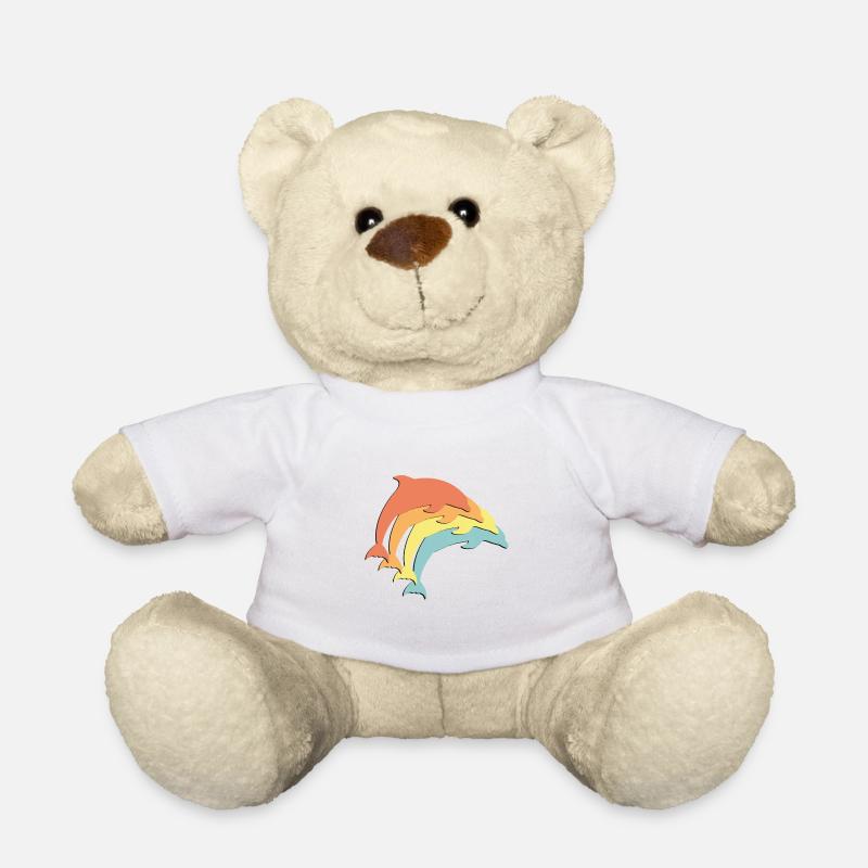 Delfin - Teddy - Weiß