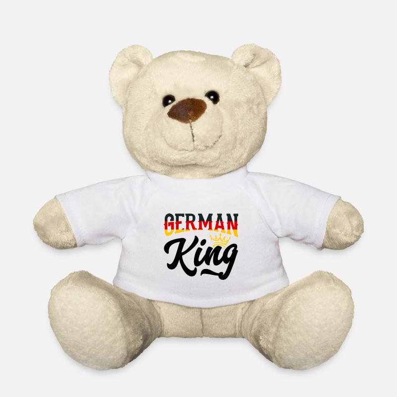 German King Germany German Flag - Teddy - Weiß