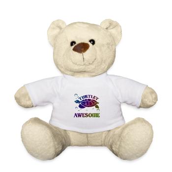 Mignonne Turtley Awesome Turtle Lover Cadeaux - Nounours - blanc - Devant