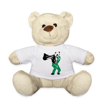 shooting panda - Teddy - Weiß - Vorne