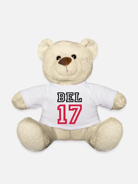 BELGIEN Belgium - Teddy Bear - white