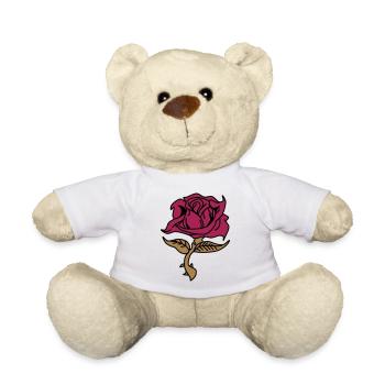 Rose (flower) - Teddy Bear - white - Front