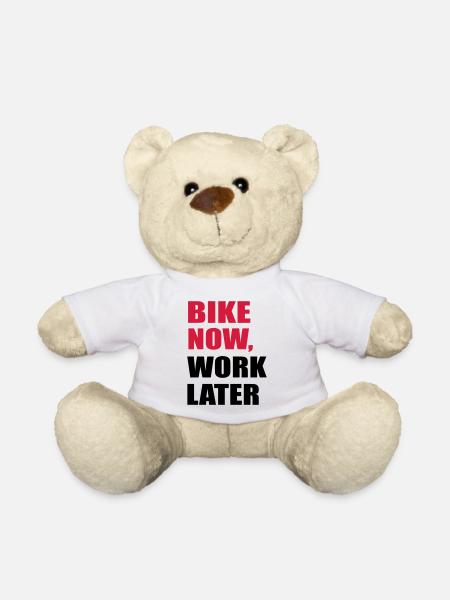 Motorrad - Teddy - Weiß