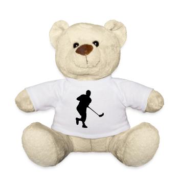 Floorball - Nounours - blanc - Devant