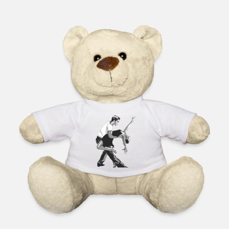 Tango-Tänzer - Teddy - Weiß