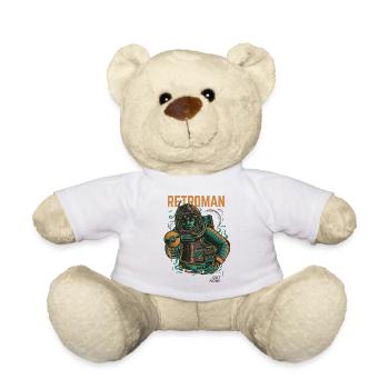 Retro Astronaut Out Now - Teddy - Weiß - Vorne