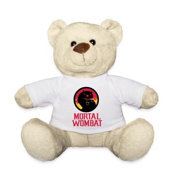 Mortal Wombat - Teddy Bear - white - Front