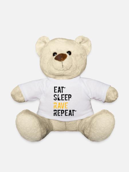 Rave and repeat - Teddy Bear - white
