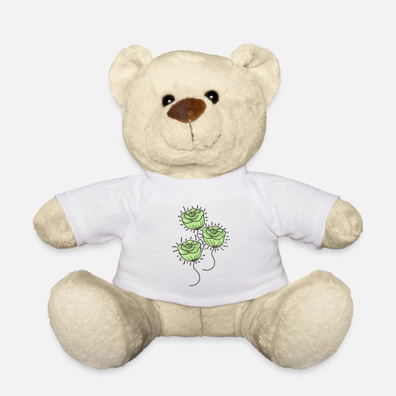 Rosen Blumen - Teddy - Weiß