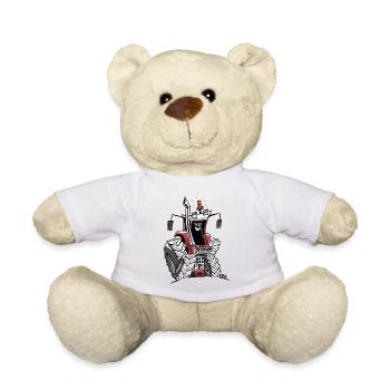caisse couleur 856XL sans roues - Nounours - blanc - Devant