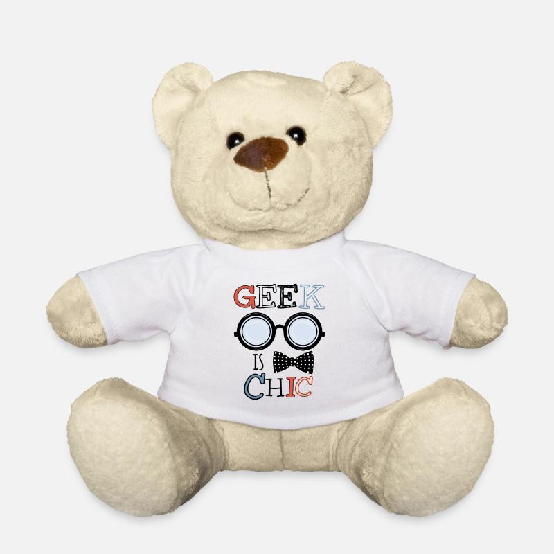 geek - Nounours - blanc
