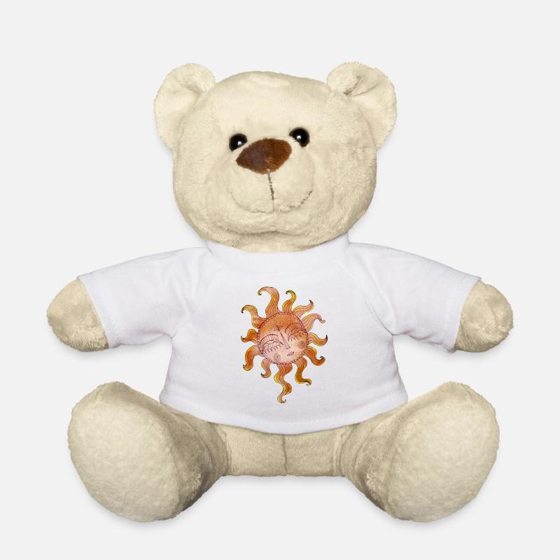 Sonne - Teddy - Weiß