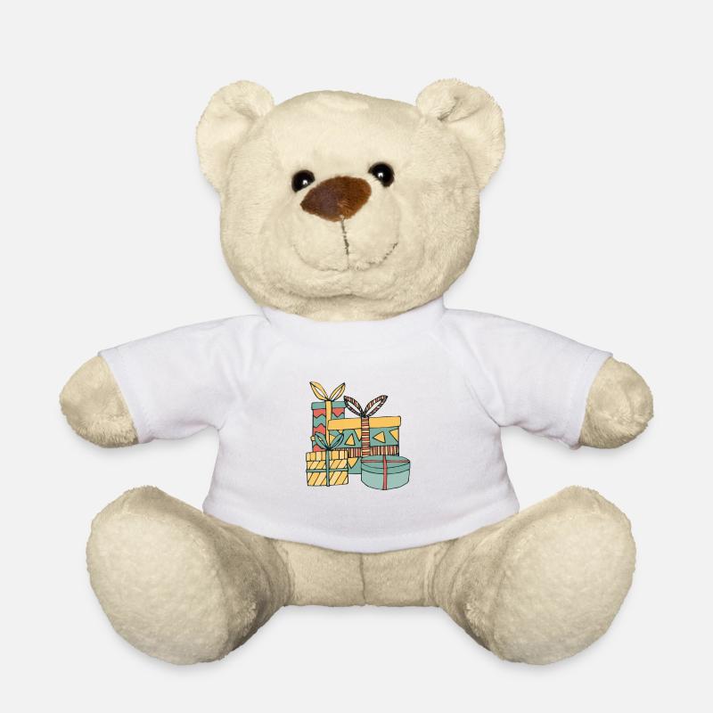 Geschenk Design - Teddy - Weiß
