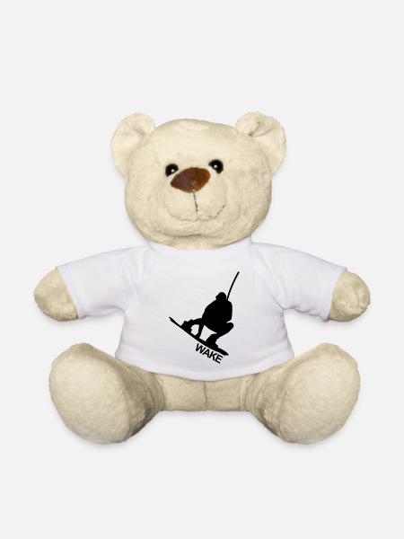 WAKEBOARD, WAKE, WATER, CABLE, Raley, WATER, - Teddy Bear - white