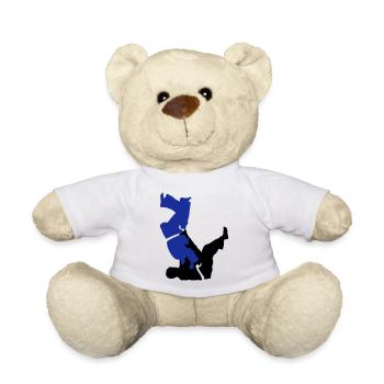 judo - Teddy Bear - white - Front