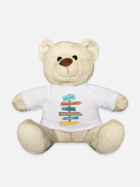 Urlaub - Teddy - Weiß
