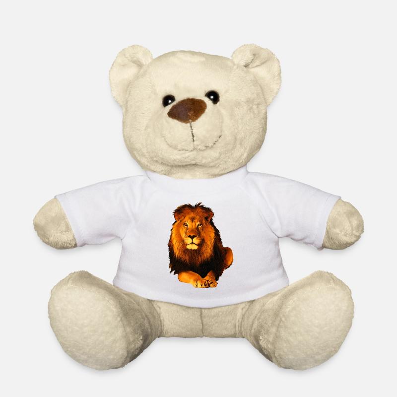 Löwe - Teddy - Weiß