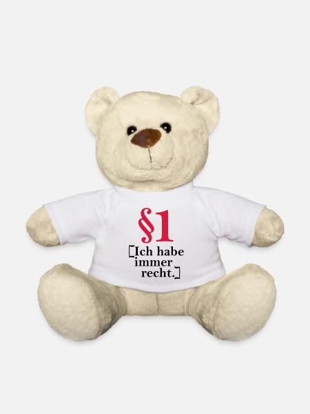 § 1 j'ai toujours raison. - Nounours - blanc