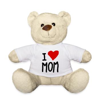 I love Mom - Nounours - blanc - Devant