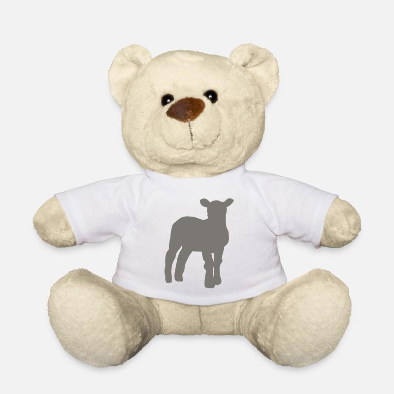 Lamm - Teddy - Weiß