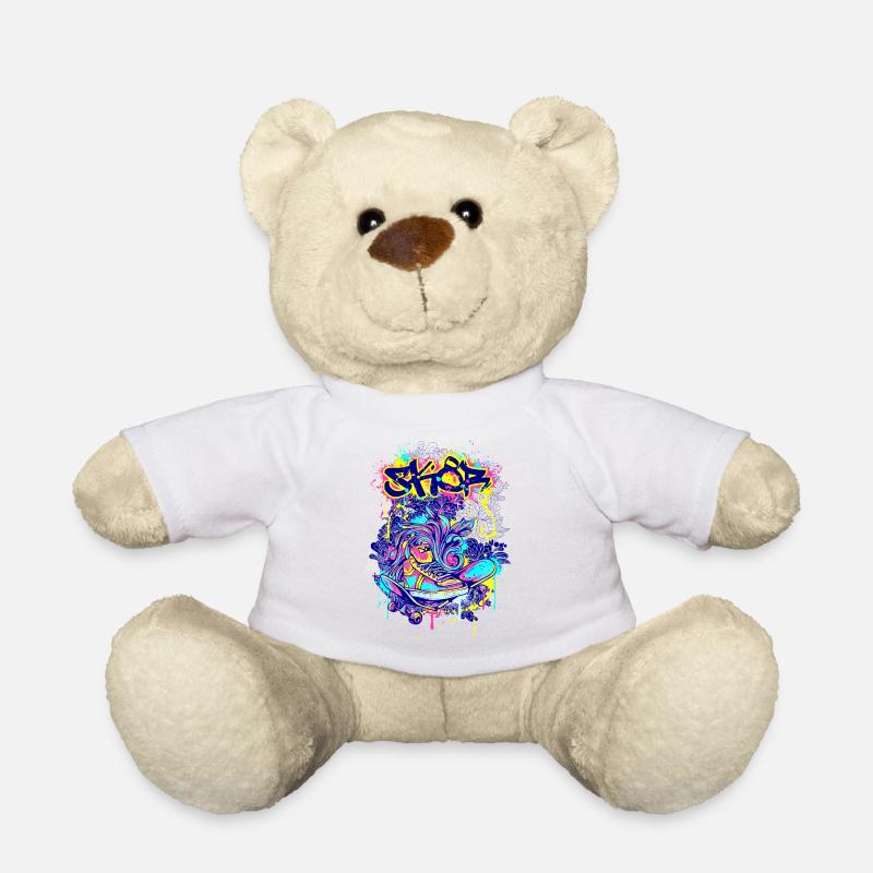 Skater SK8 - Nounours - blanc