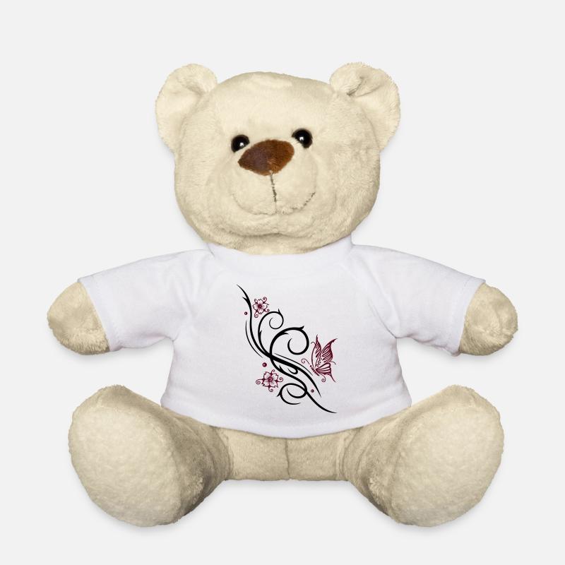 Fleurs de cerisier, fleurs de cerisier - Nounours - blanc